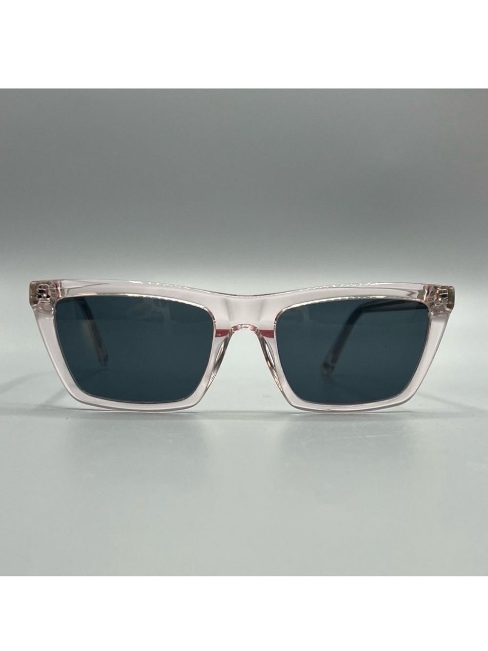 Muse Transparent Pink Square Sunglasses